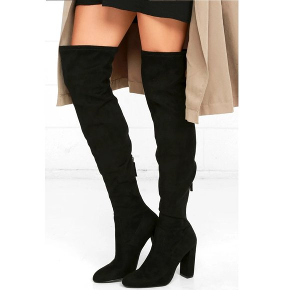 Steve Madden Shoes - STEVE MADDEN "Emotions" Over The Knee Suede Boots